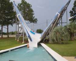 The Great White Slide is a new attraction of the park don't miss this ride on your next trip to the park.